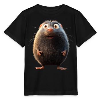 Mole with Sunglasses Love Cute Moles - Stanley/Stella MINI CREATOR Kids’ T-Shirt - black - Front - Mikhail (115cm)