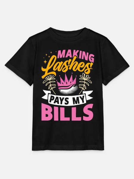 Lash Tech - Stanley/Stella Kinder T-Shirt MINI CREATOR  - Schwarz