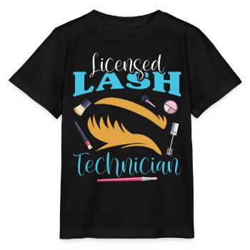 Technologie des cils - T-shirt bio MINI CREATOR Stanley/Stella Enfant - noir - Devant - Mikhail (115cm)