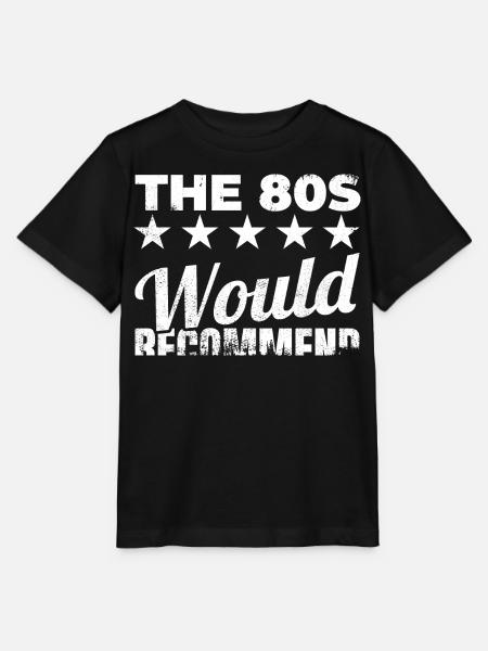 Die 80er würde ich empfehlen - Stanley/Stella Kinder T-Shirt MINI CREATOR  - Schwarz