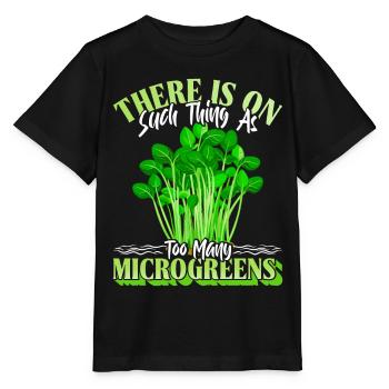 Micro-pousses Micro-pousses - T-shirt bio MINI CREATOR Stanley/Stella Enfant - noir - Devant - Mikhail (115cm)