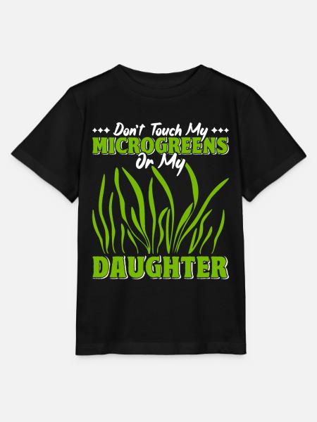 Microgreens Microgreen - Stanley/Stella Kinder T-Shirt MINI CREATOR - Schwarz