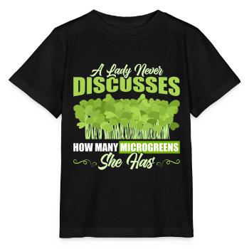 Micro-pousses Micro-pousses - T-shirt bio MINI CREATOR Stanley/Stella Enfant - noir - Devant - Mikhail (115cm)