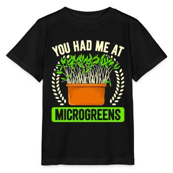 Micro-pousses Micro-pousses - T-shirt bio MINI CREATOR Stanley/Stella Enfant - noir - Devant - Mikhail (115cm)