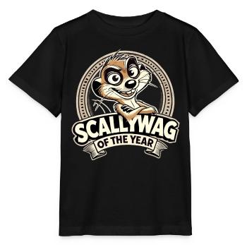 Cadeau drôle de suricate Scallywag de l'année - T-shirt bio MINI CREATOR Stanley/Stella Enfant - noir - Devant - Mikhail (115cm)