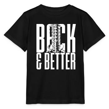 Chiropractor Physical Therapist Back & Better - Stanley/Stella MINI CREATOR Kids’ T-Shirt - black - Front - Mikhail (115cm)