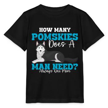 Chien disant chien chien - T-shirt bio MINI CREATOR Stanley/Stella Enfant - noir - Devant - Mikhail (115cm)