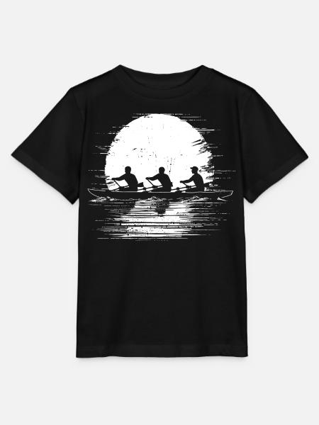 Ruderteam Skizze - Stanley/Stella Kinder T-Shirt MINI CREATOR - Schwarz