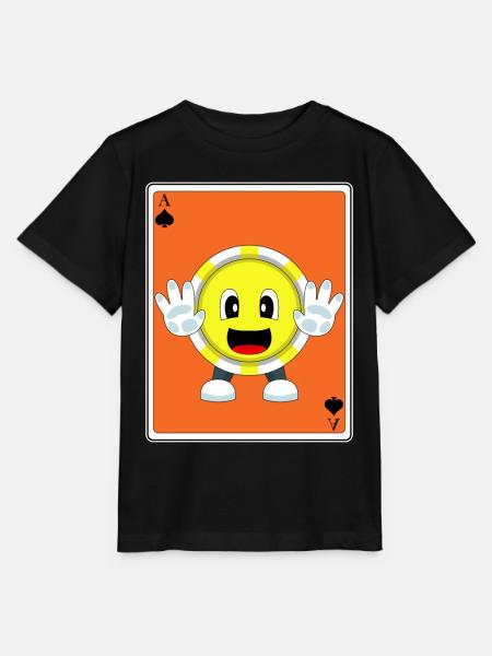Poker Pokerchips Pokerkarten - Stanley/Stella Kinder T-Shirt MINI CREATOR - Schwarz