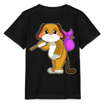 Chien sans abri - T-shirt bio MINI CREATOR Stanley/Stella Enfant - noir - Devant - Mikhail (115cm)