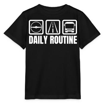 Daily Routine - Stanley/Stella MINI CREATOR Kids’ T-Shirt - black - Front - Mikhail (115cm)