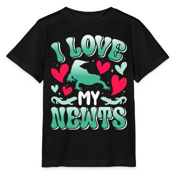 Molch - Stanley/Stella Kinder T-Shirt MINI CREATOR  - Schwarz - Vorne - Mikhail (115cm)