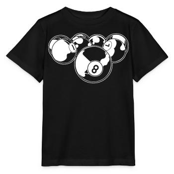 8 Ball Billiards - Stanley/Stella MINI CREATOR Kids’ T-Shirt - black - Front - Mikhail (115cm)