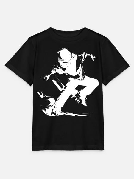 Breakdance Junge - Stanley/Stella Kinder T-Shirt MINI CREATOR  - Schwarz