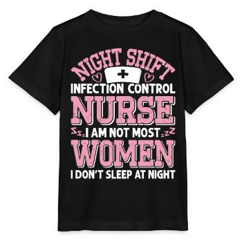 Caregiver Infection Control - Stanley/Stella MINI CREATOR Kids’ T-Shirt - black - Front - Mikhail (115cm)