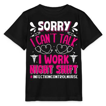 Caregiver Infection Control - Stanley/Stella MINI CREATOR Kids’ T-Shirt - black - Front - Mikhail (115cm)