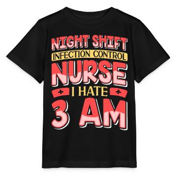Caregiver Infection Control - Stanley/Stella MINI CREATOR Kids’ T-Shirt - black - Front - Mikhail (115cm)