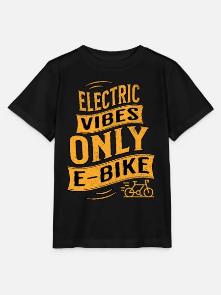 E-Bike E-Biker - Stanley/Stella Kinder T-Shirt MINI CREATOR - Schwarz