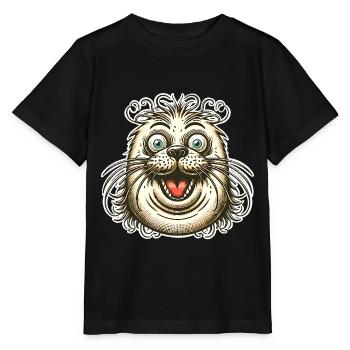 Seal seal - Stanley/Stella MINI CREATOR Kids’ T-Shirt - black - Front - Mikhail (115cm)