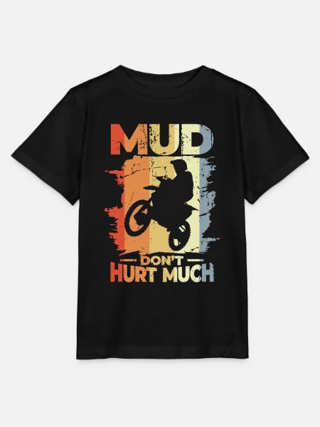 Mud Don't Hurt Much - Stanley/Stella Kinder T-Shirt MINI CREATOR  - Schwarz