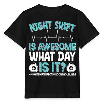 Caregiver Infection Control - Stanley/Stella MINI CREATOR Kids’ T-Shirt - black - Front - Mikhail (115cm)