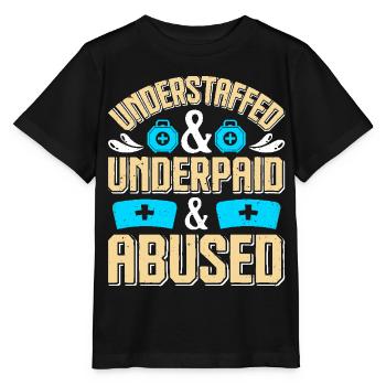 Caregiver Infection Control - Stanley/Stella MINI CREATOR Kids’ T-Shirt - black - Front - Mikhail (115cm)