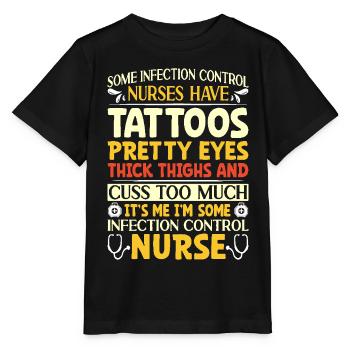 Caregiver Infection Control - Stanley/Stella MINI CREATOR Kids’ T-Shirt - black - Front - Mikhail (115cm)