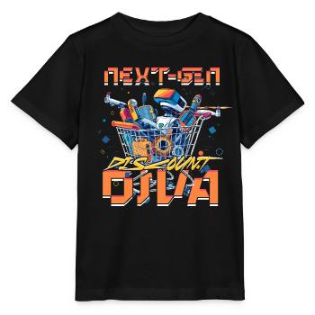 Couponing Coupon Next-Gen Discount Diva - Stanley/Stella MINI CREATOR Kids’ T-Shirt - black - Front - Mikhail (115cm)