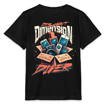Couponing Coupon Discount Dimension Diver - T-shirt bio MINI CREATOR Stanley/Stella Enfant - noir - Devant - Mikhail (115cm)