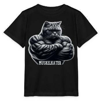 Sore Muscles Hangover Funny Fitness Muscles Gift - Stanley/Stella MINI CREATOR Kids’ T-Shirt - black - Front - Mikhail (115cm)