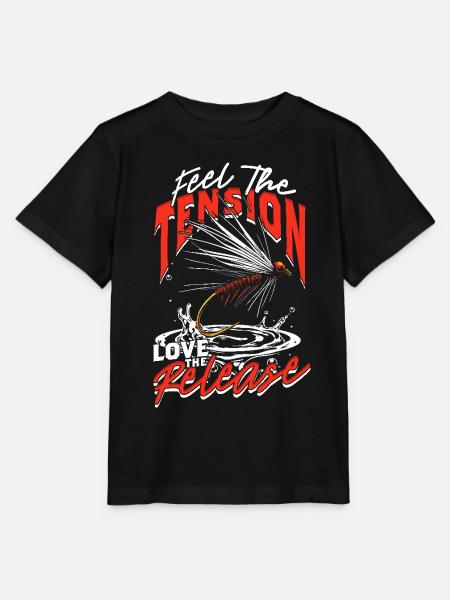 Fliegenfischen Fliegenangler - Stanley/Stella Kinder T-Shirt MINI CREATOR - Schwarz