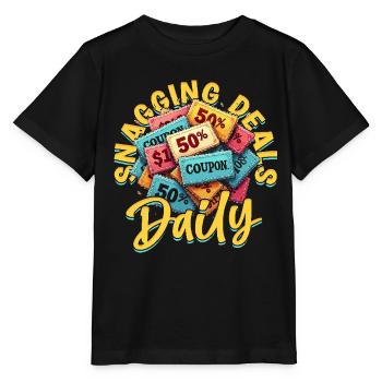 Couponing Coupon Snagging Deals Daily - Stanley/Stella MINI CREATOR Kids’ T-Shirt - black - Front - Mikhail (115cm)