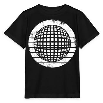 Discothèque des années 80 - T-shirt bio MINI CREATOR Stanley/Stella Enfant - noir - Devant - Mikhail (115cm)