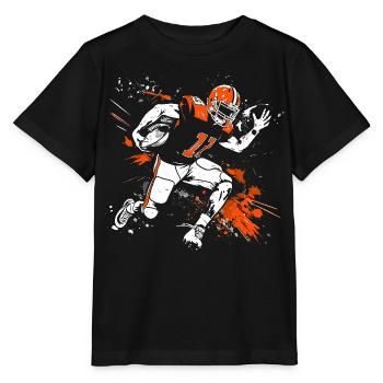 Footballer Streetart - Stanley/Stella Kinder T-Shirt MINI CREATOR  - Schwarz - Vorne - Mikhail (115cm)