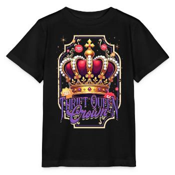 Couponing Coupon Coupons Thrift Queen Crown - Stanley/Stella MINI CREATOR Kids’ T-Shirt - black - Front - Mikhail (115cm)