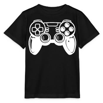 Manette de jeux vidéo - T-shirt bio MINI CREATOR Stanley/Stella Enfant - noir - Devant - Mikhail (115cm)