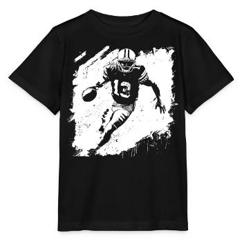 Football Player - Stanley/Stella MINI CREATOR Kids’ T-Shirt - black - Front - Mikhail (115cm)