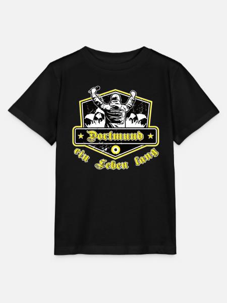 Dortmund ein Leben Lang No II - Stanley/Stella Kinder T-Shirt MINI CREATOR - Schwarz