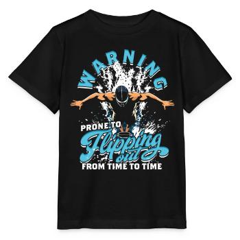 Plongée sur tremplin sujette au retournement - T-shirt bio MINI CREATOR Stanley/Stella Enfant - noir - Devant - Mikhail (115cm)