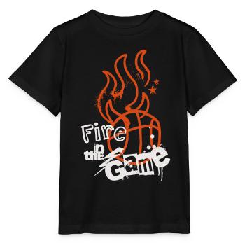 Basket-ball Joueurs de basket-ball - T-shirt bio MINI CREATOR Stanley/Stella Enfant - noir - Devant - Mikhail (115cm)