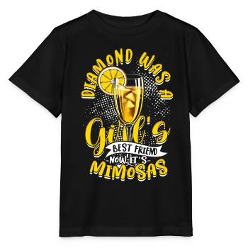 Girlfriend Wife Valentine's Day Momosas - Stanley/Stella MINI CREATOR Kids’ T-Shirt - black - Front - Mikhail (115cm)