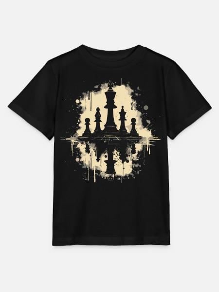 Schachfiguren Graffiti - Stanley/Stella Kinder T-Shirt MINI CREATOR - Schwarz