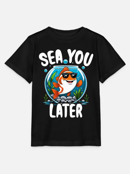 Aquarium Aquaristik - Stanley/Stella Kinder T-Shirt MINI CREATOR  - Schwarz