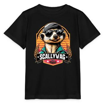 Scallywag de l’année Suricate Cadeau drôle - T-shirt bio MINI CREATOR Stanley/Stella Enfant - noir - Devant - Mikhail (115cm)