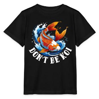 Aquarium aquatique - T-shirt bio MINI CREATOR Stanley/Stella Enfant - noir - Devant - Mikhail (115cm)