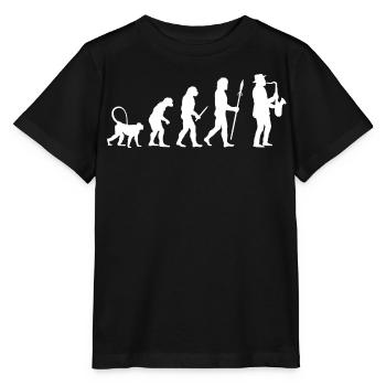 Evolution of jazz music - Stanley/Stella MINI CREATOR Kids’ T-Shirt - black - Front - Mikhail (115cm)