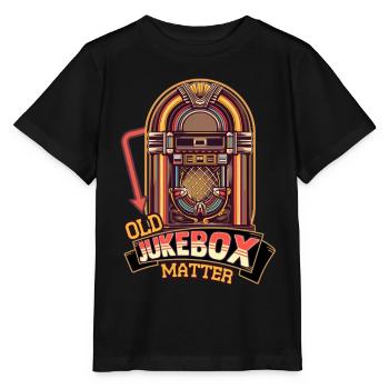 Jukebox Collector Vieux Jukebox Matter - T-shirt bio MINI CREATOR Stanley/Stella Enfant - noir - Devant - Mikhail (115cm)