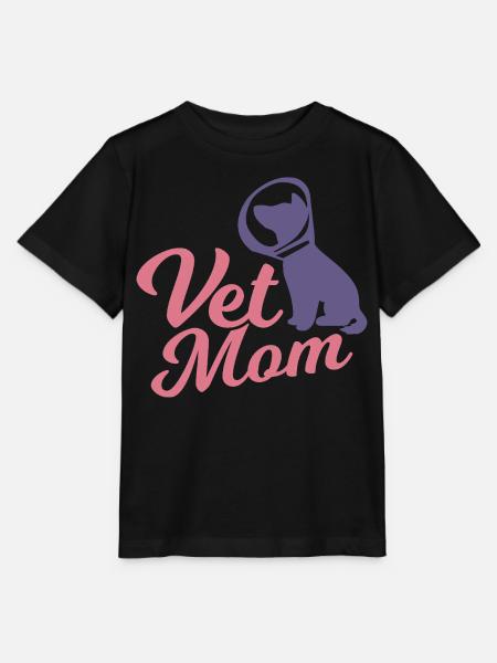 Veterinär Mutter - Stanley/Stella Kinder T-Shirt MINI CREATOR - Schwarz