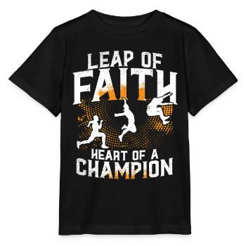 Long Jump Long Jump - Stanley/Stella MINI CREATOR Kids’ T-Shirt - black - Front - Mikhail (115cm)