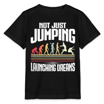 Long Jump Long Jump - Stanley/Stella MINI CREATOR Kids’ T-Shirt - black - Front - Mikhail (115cm)